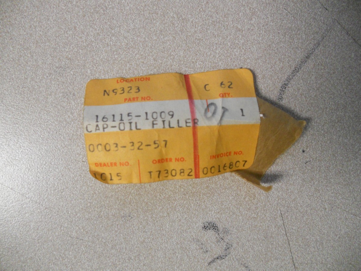 商品確認用 16115-0030 キャップ(オイルフィラ) 16115-0030 1個 Kawasaki