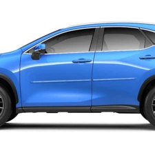For: Lexus NX 2022-2026 Painted Body Side Moldings w/ Chrome Inserts #CF-NX22