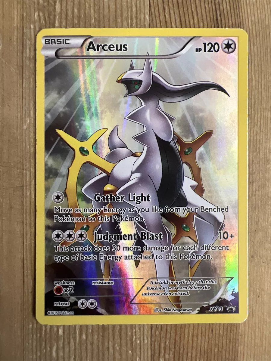  Pokemon - Arceus (XY83) - XY Black Star Promos - Holo : Toys &  Games