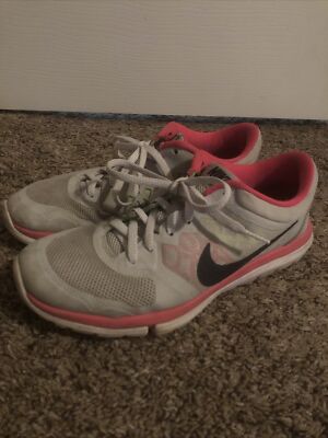 Nike Women's Flex Run 2015 Shoes Running Low Mesh Gray