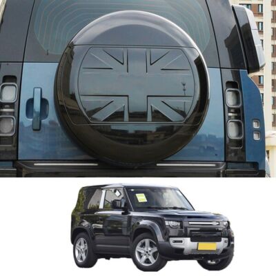 Spare Wheel Tyre Tire Cover for Land Rover Defender 90 110 130 2020-2023 ABS