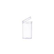 225 Clear Vials - 19 DRAM Pop Top Bottle - Smell Proof Containers 3.5grams 5.5oz