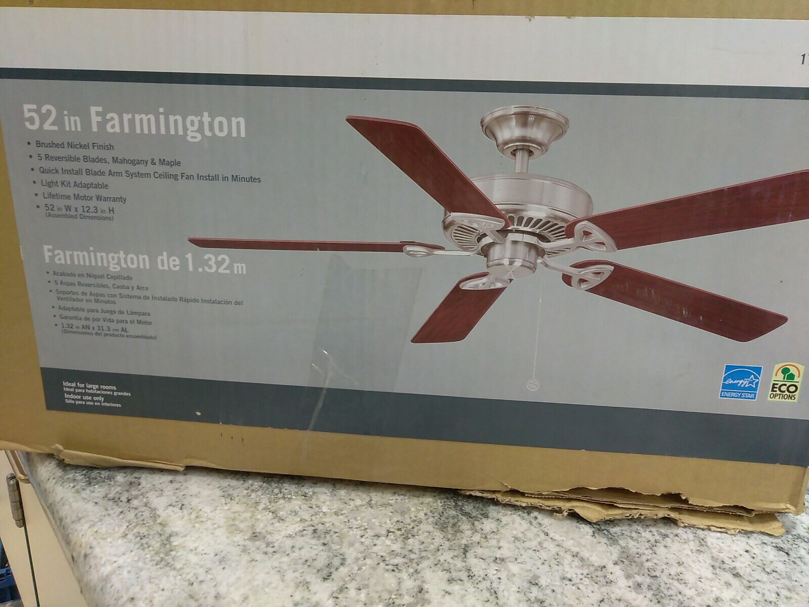 Farmington 52 Ceiling Fan Light Kit Shelly Lighting