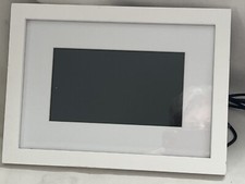 Polaroid PDFX-700W 7" Hi-Res Digital Picture Frame White Mat 1024x600 HD