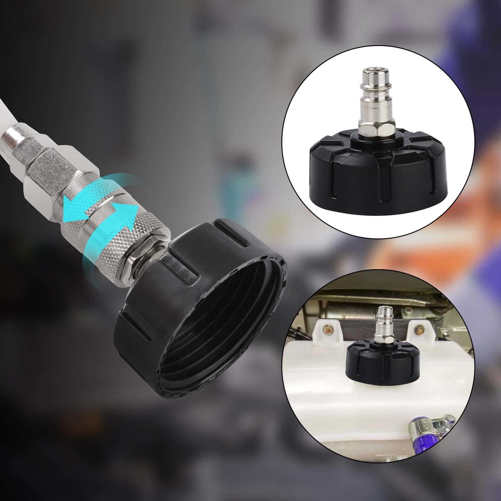 3L+1L Car Brake Bleeder Clutch Bleeding System Fluid Bleeder Tool Set