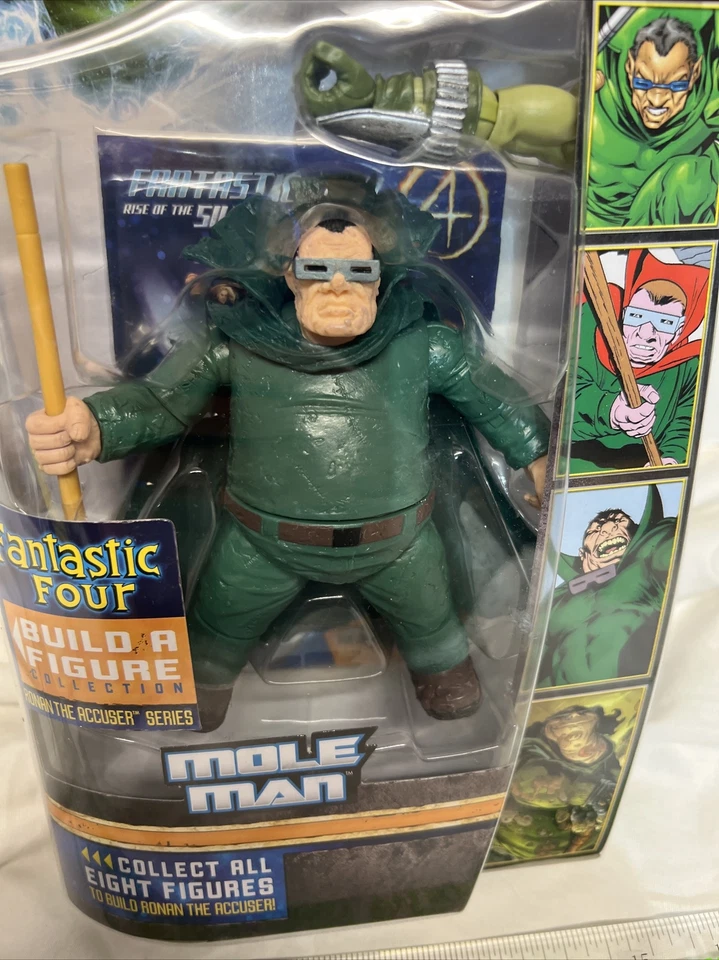 FIGURA DE ACCIÓN HASBRO DE 6 PULGADAS SERIE RONAN BAF DE MARVEL LEGENDS MOLE MAN 2007 🔥 Foto 2 de 4
