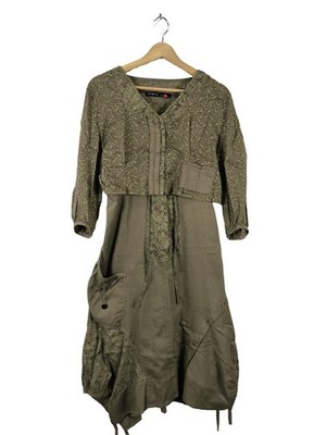 ANIMALE Strick Twin Set Damen Twin Set Gr. DE 38 khaki Casual-Look