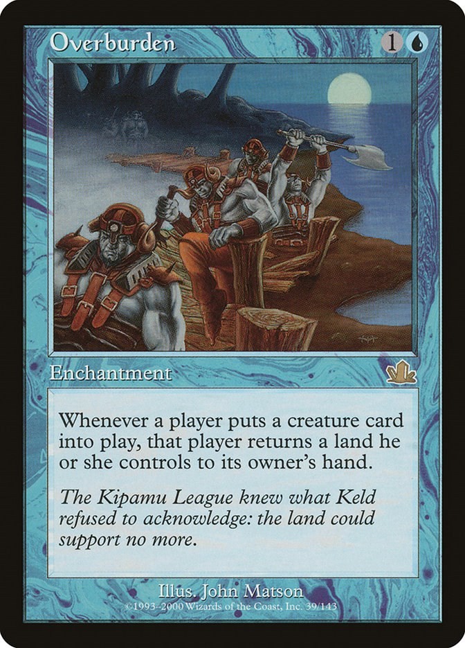 Overburden #39 ** (NM) - Prophecy MTG