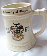 Vintage University of Oregon 1969 PHI KAPPA PSI Stein Beer Mug made in USA