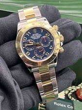 Rolex Daytona Chronograph Watch  Blue Racing Dial 116523 (1206)