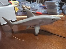 Schleich Great White Shark 2004 Retired Figure Toy 7" Germany Sealife Realistic