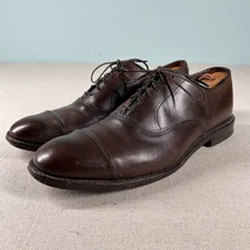Allen Edmonds Shoes Mens 9 Park Avenue Cap Top Oxford Chocolate Brown C 5845