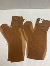 Vintage 50s Van Raalte Seamless Strechables Stockings 8 Petites Cinnamon New