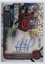 2022 Bowman Chrome Prospect Speckle Refractor 29/299 Jorge Barrosa Auto 17hv