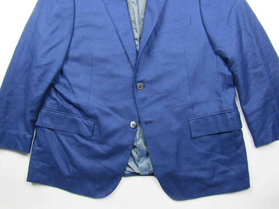Blazer Hickey Freeman a medida a mano Loro Piana cachemir puro 2 Btn 42 S Foto 3 de 4