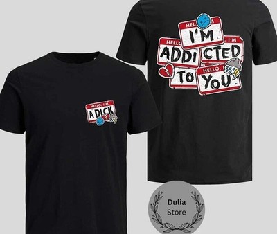 Simple Plan T-Shirt Reprint Hello I m Addicted To You Lyric Unisex S-4XL