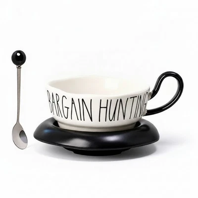 Tasse à Café avec Soucoupe En Céramique Tasse avec Soucoupe Moderne pour Bureau - Photo 1/4
