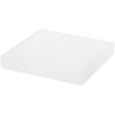 Plymor Frosted Acrylic Square Display Block, 1" H x 6" W x 6" D