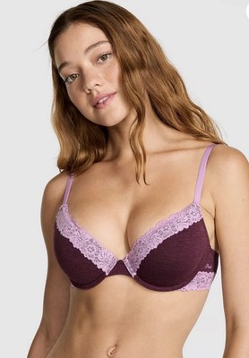 VSPINK Tzuyuプッシュアップ/ショーツ Victoria's Secret PINK Tzuyu Twice Viral Push Up Bra NEW Size 32G