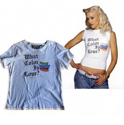 Gwen Stefani L.A.M.B. LAMB WHAT COLOR IS LOVE Marie Claire Magazine Shirt New L