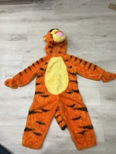 Disney Store TIGGER Winnie the Pooh Plush Fuzzy Halloween Costume Size XS