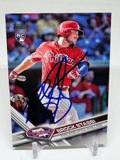 2017 Topps Update Series - Brock Stassi #US171 (RC) SIGNED MLB Baseball Card