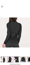 Lululemon Hot Mesh Jacket Black Style Size 4 With Zipper and Pockets
