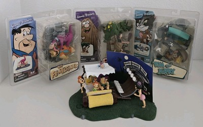 2006 McFarlane Hanna Barbera Series 2 Lot Caveman/ Finstone / Tom & Jerry
