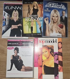Model DVD LOT: America's Next Top/Janice Dickinson/Project Runway Season 1 2 3