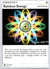 Pokemon tcg #066/066 Rainbow Energy Near Mint or Better SM6b: Champion Road