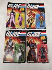 GI Joe Super 7 Reaction Plus Wave 5 Destro Arctic Snake Eyes Big Lob Pythona Lot