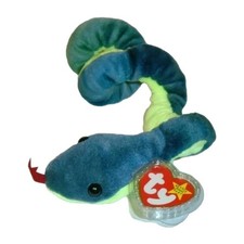 Ty Beanie Baby - HISSY the Snake 3.5 Inch 25 Inch Uncoiled MWMTs Stuffed Toy