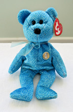 TY BEANIE BABIES BEAR CLASSY THE PEOPLES BEAR  April 30th 2001