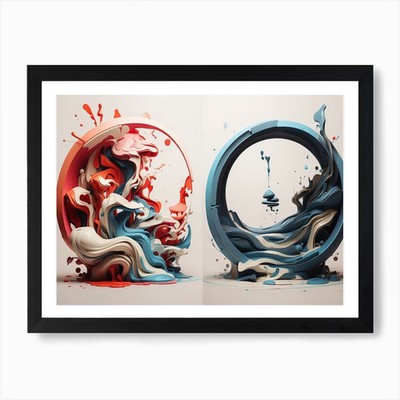 3d Art 1 Art Print Framed Wall Art Poster Canvas Print Picture