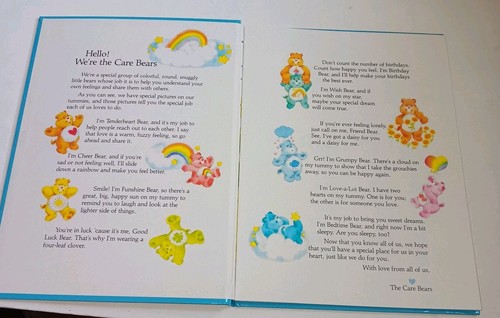 2 Vtg Parker Brothers Books ~ The Care Bears ~ The Magics Words, Ben's New Buddy - Imagen 13 de 19