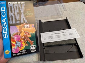 Radical Rex (Sega CD, 1994) - Artwork Only - LOT