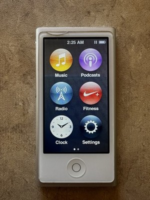 Apple iPod Nano 7th Generation 16 GB [Silver] Model: A1446 | eBay