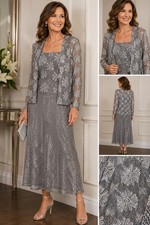 Vintage Onyx Nite by Wendye Chaitin Beaded Metallic Glam Evening Gown 12P USA
