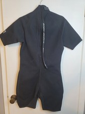 Body Glove Pro 2 2.1 Shorty Wetsuit Short Sleeve Black Neoprene Men's Size Large