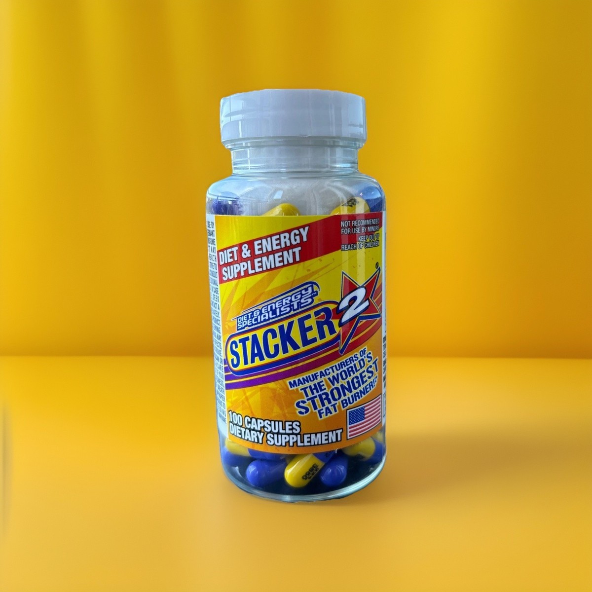 Stacker 2 Fat Burner Weight Loss and Energy Supplement - 100