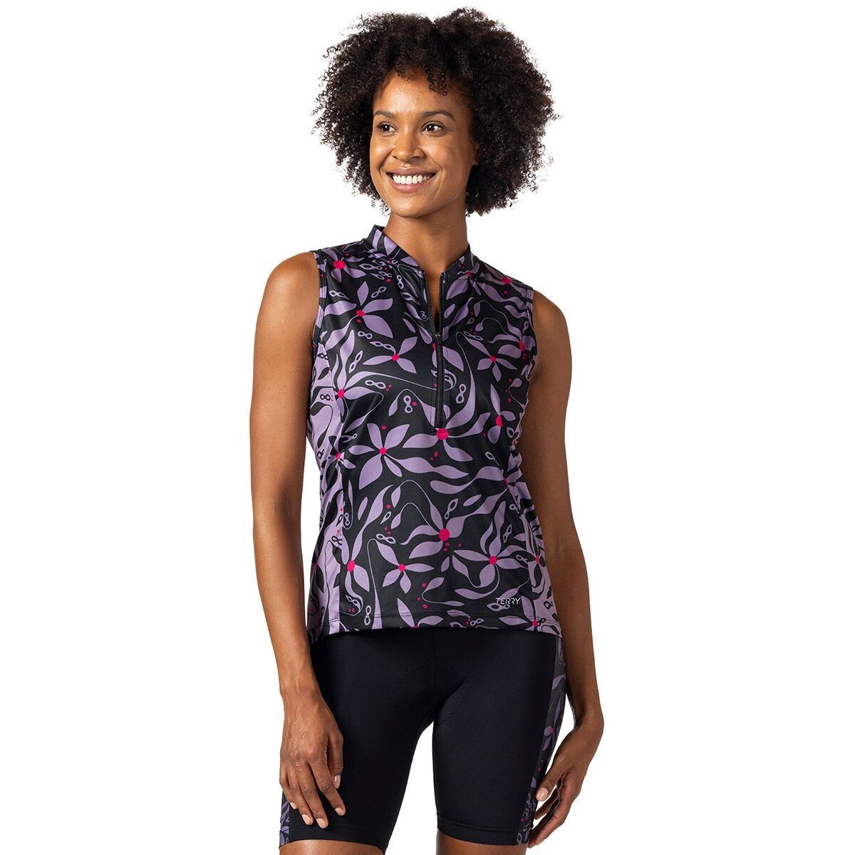 Махровый трикотаж с отделяющейся сеткой без рукавов - Женский 11590₽