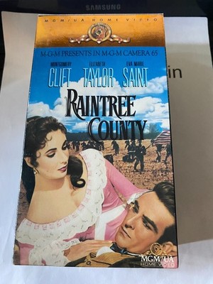 1957 RAINTREE COUNTRY 1990 2 TAPE VHS SET ELIZABETH TAYLOR FACTORY SEALED