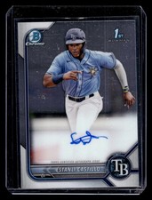 2022 Bowman Chrome #CPA-EC Estanli Castillo Prospect Autographs