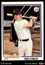 1978 Topps #664 Fred Stanley Yankees 3 - VG