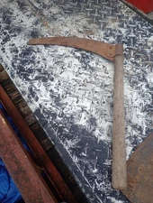 antique primitive Sickle vintage farm tools