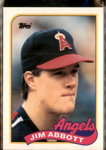 Jim Abbott #2T 1989 Topps Traded Tiffany card