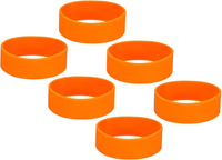 Elastische Sublimation Becher Halterung Ring BäNder 6Stk Silikon HitzebestäNdig
