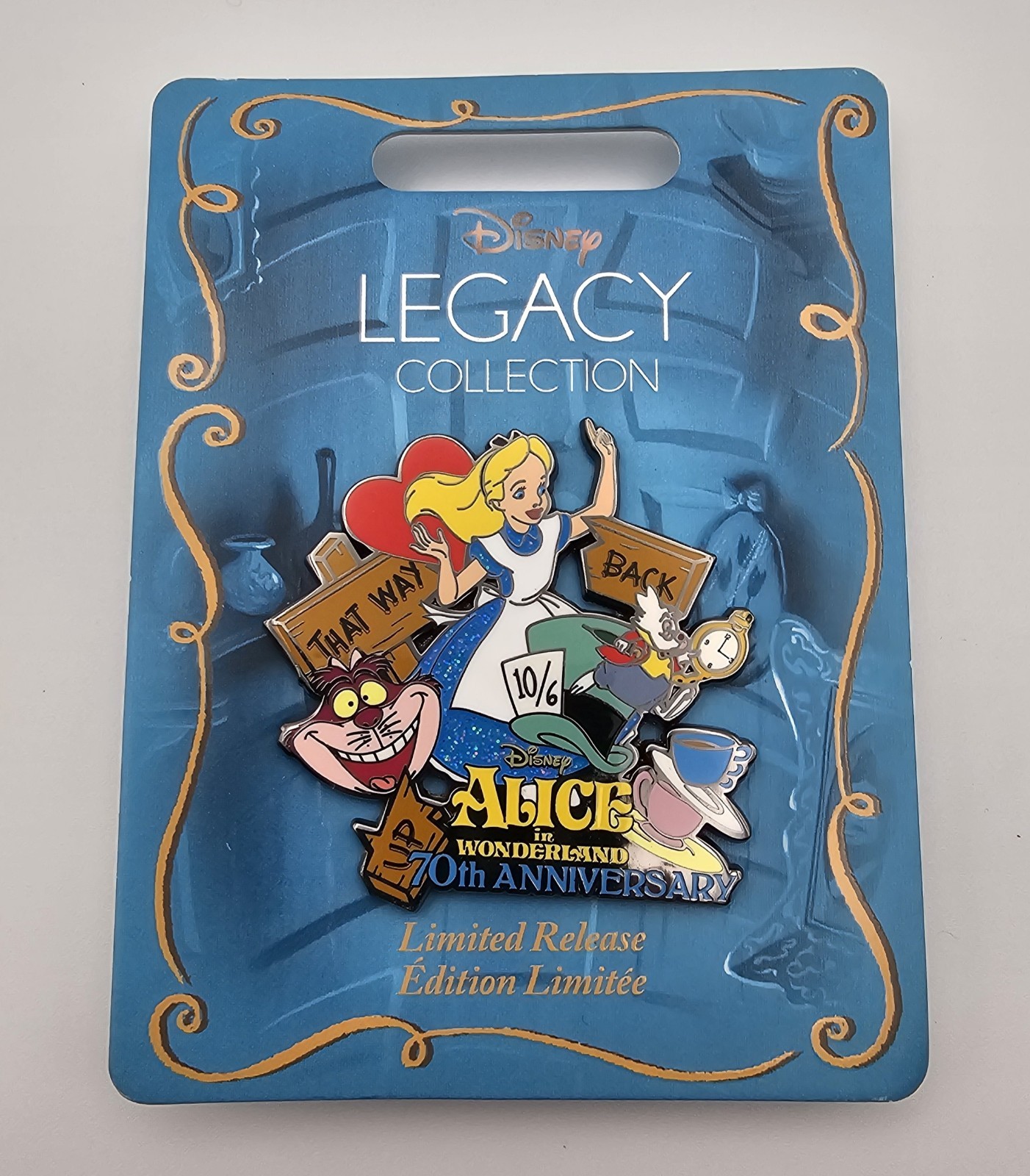 Disney Legacy Collection Alice in Wonderland 70th Anniversary LR Pin