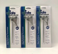 Update Thermometer Deep Fry Candy Stainless Steel THCF-20D Set of 3 