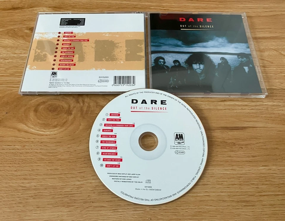 Dare - Out Of The Silence CD!!!!